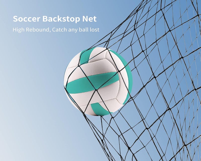Fahnemt Soccer Netting High Impact Sports Practice Barrier Net, Nylon Hitting Netting for Soccer, Hockey, Basketball, Football - Image 3